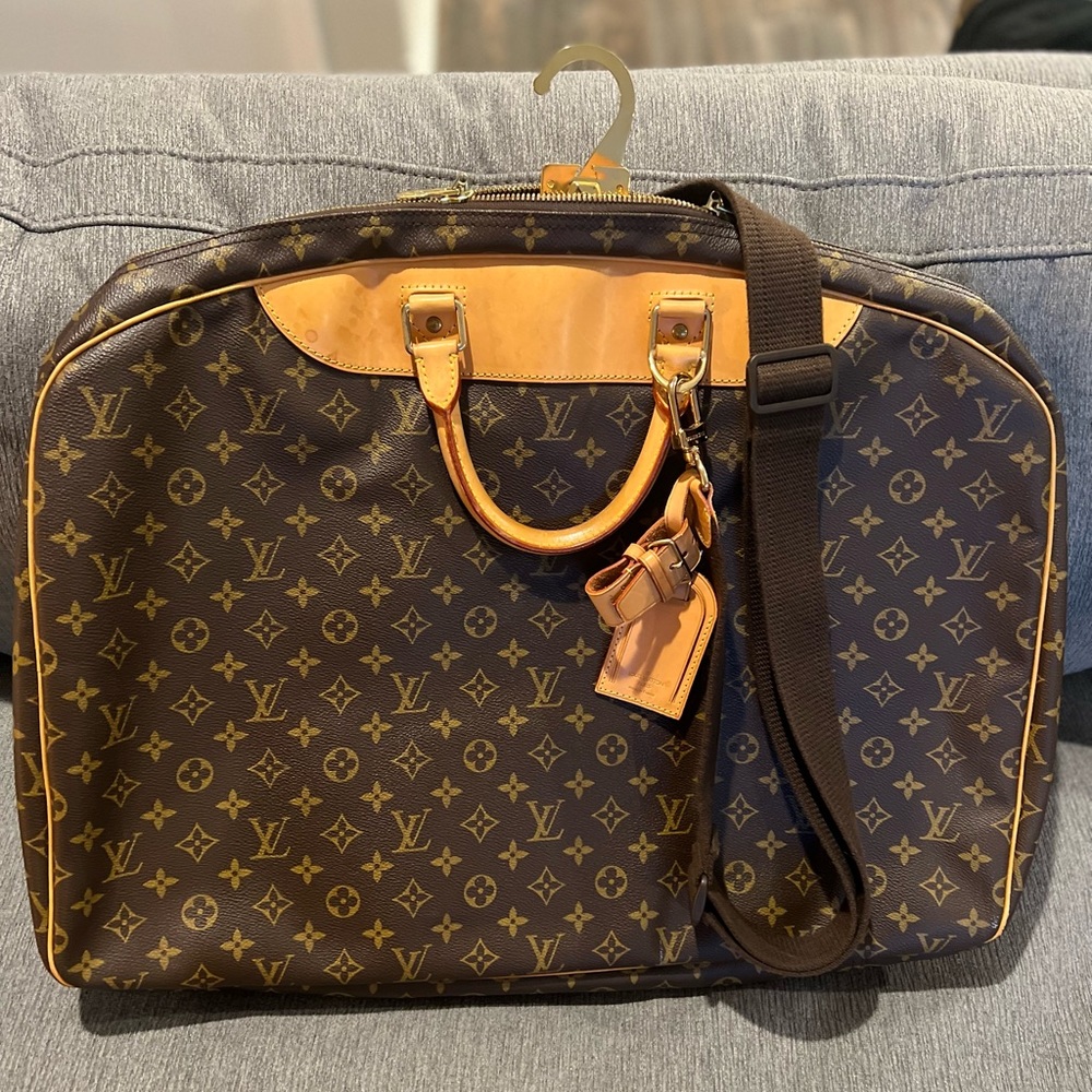 Louis Vuitton Garment Travel Bag Set - Monogram Canvas w Leather ID